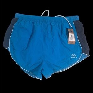 New women’s Umbro Bright Blue Athletic shorts XL
